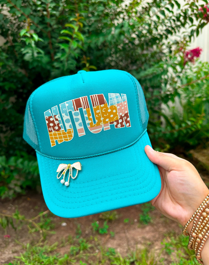 AUTUMN Retro Jade Trucker Hat