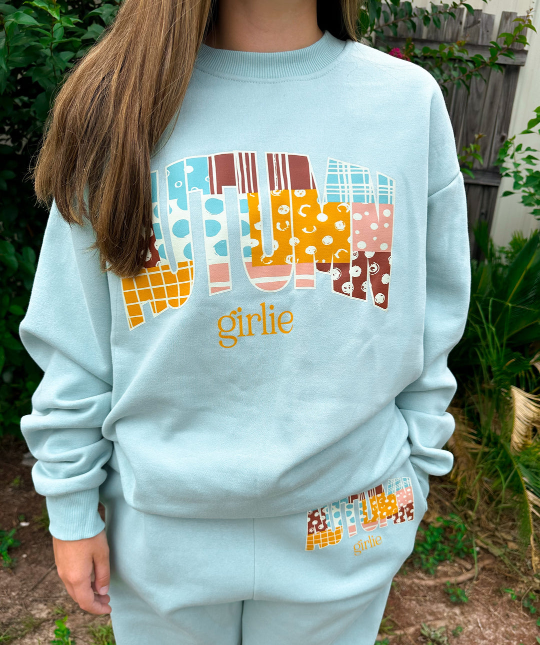 Autumn Girlie Sage Sweatshirt