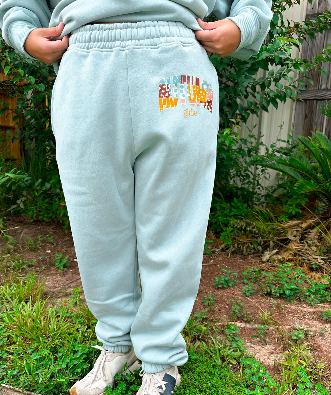 Autumn Girlie Sage Joggers