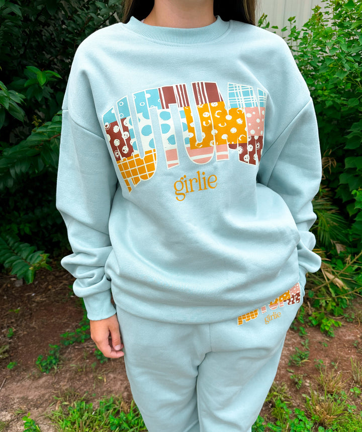 Autumn Girlie Sage Sweatshirt