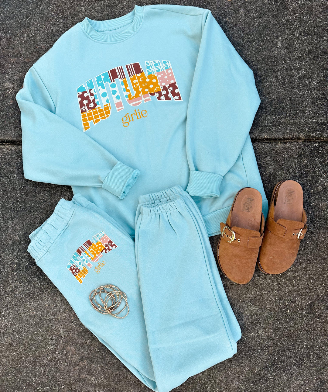 Autumn Girlie Sage Sweatshirt