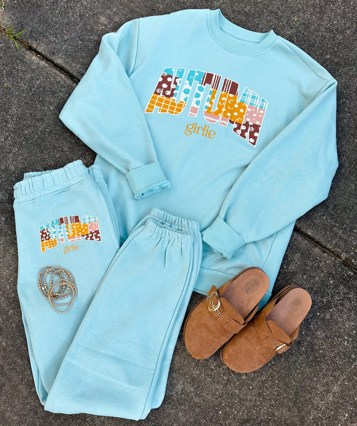 Autumn Girlie Sage Joggers