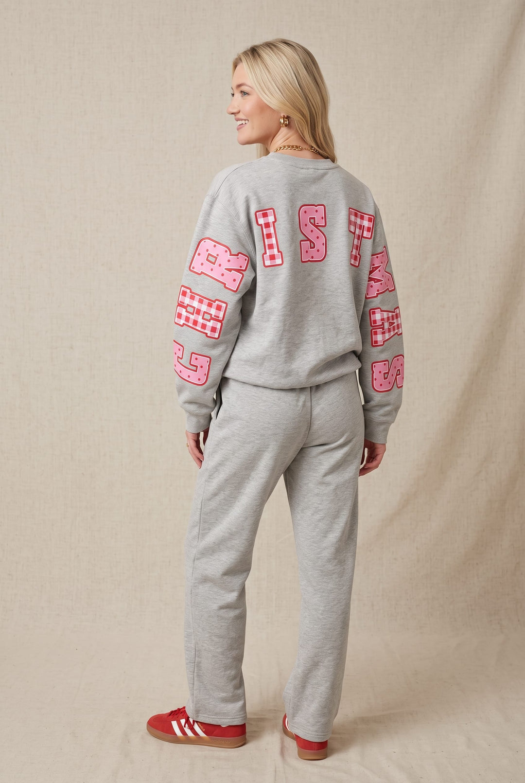 Merry Christmas Patch Sweatshirt
