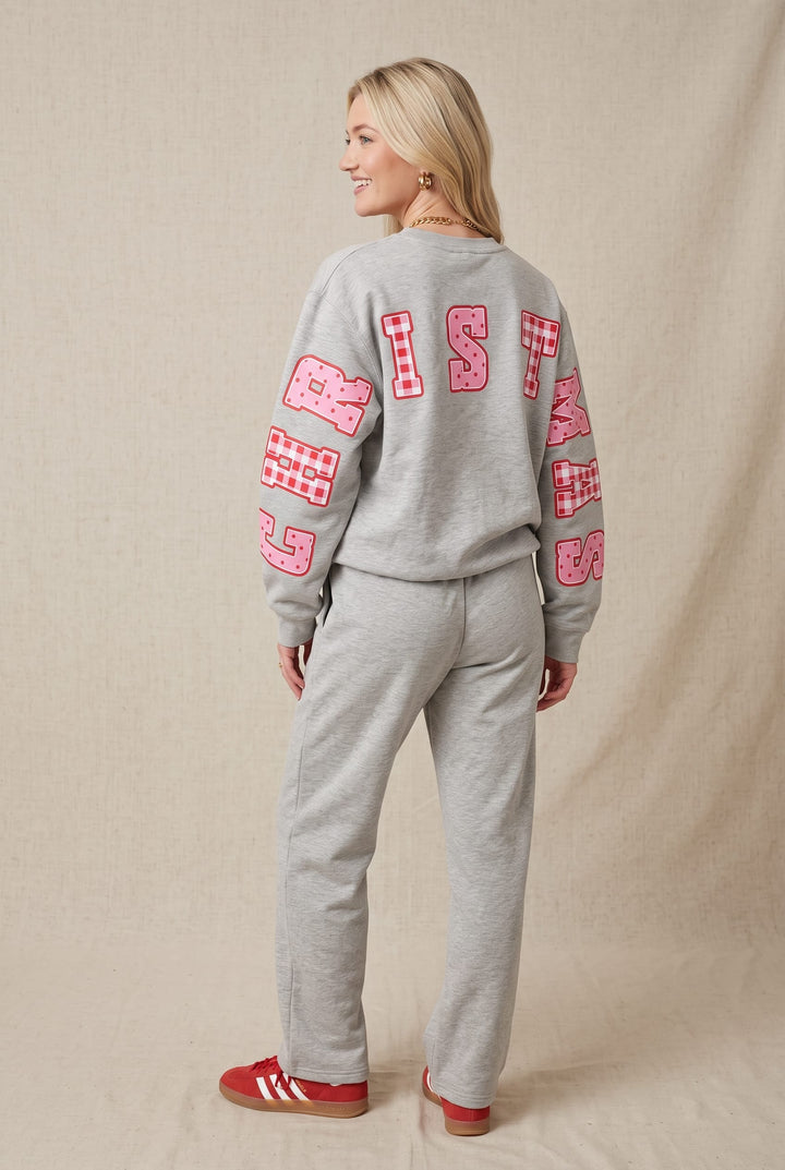 Merry Christmas Patch Sweatshirt