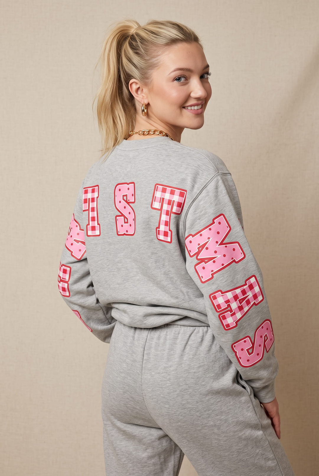 Merry Christmas Patch Sweatshirt