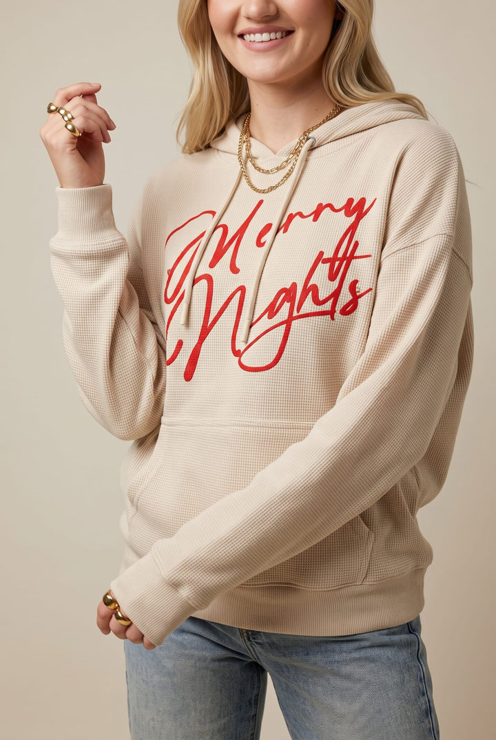 Merry Nights Thermal Hoodie
