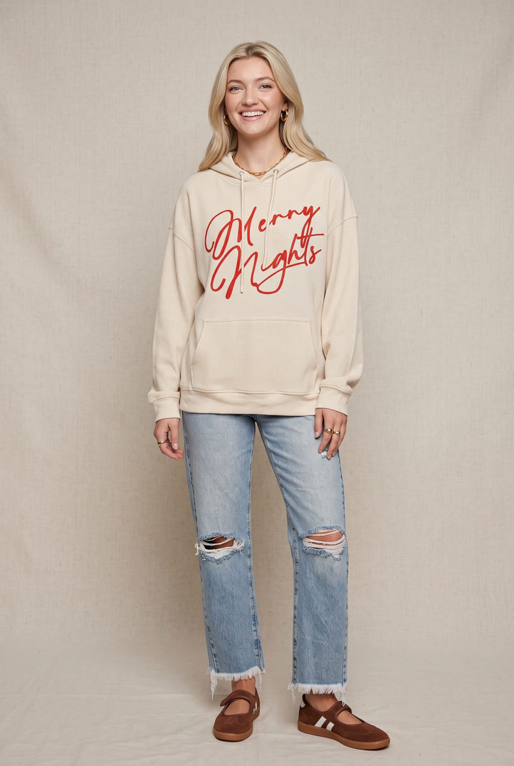 Merry Nights Thermal Hoodie