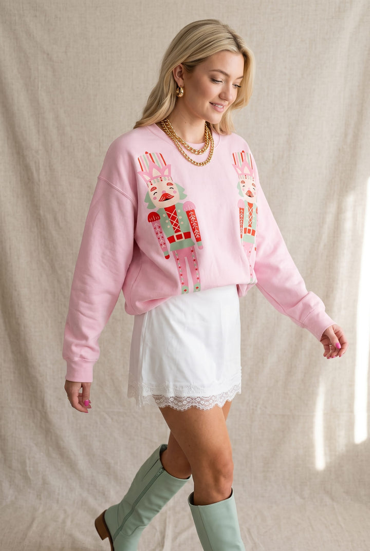 Double Nutcracker Pink Sweatshirt