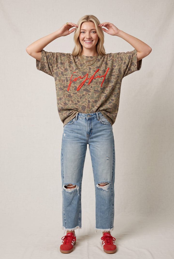 Joyful Duck Camo Heavy Tee