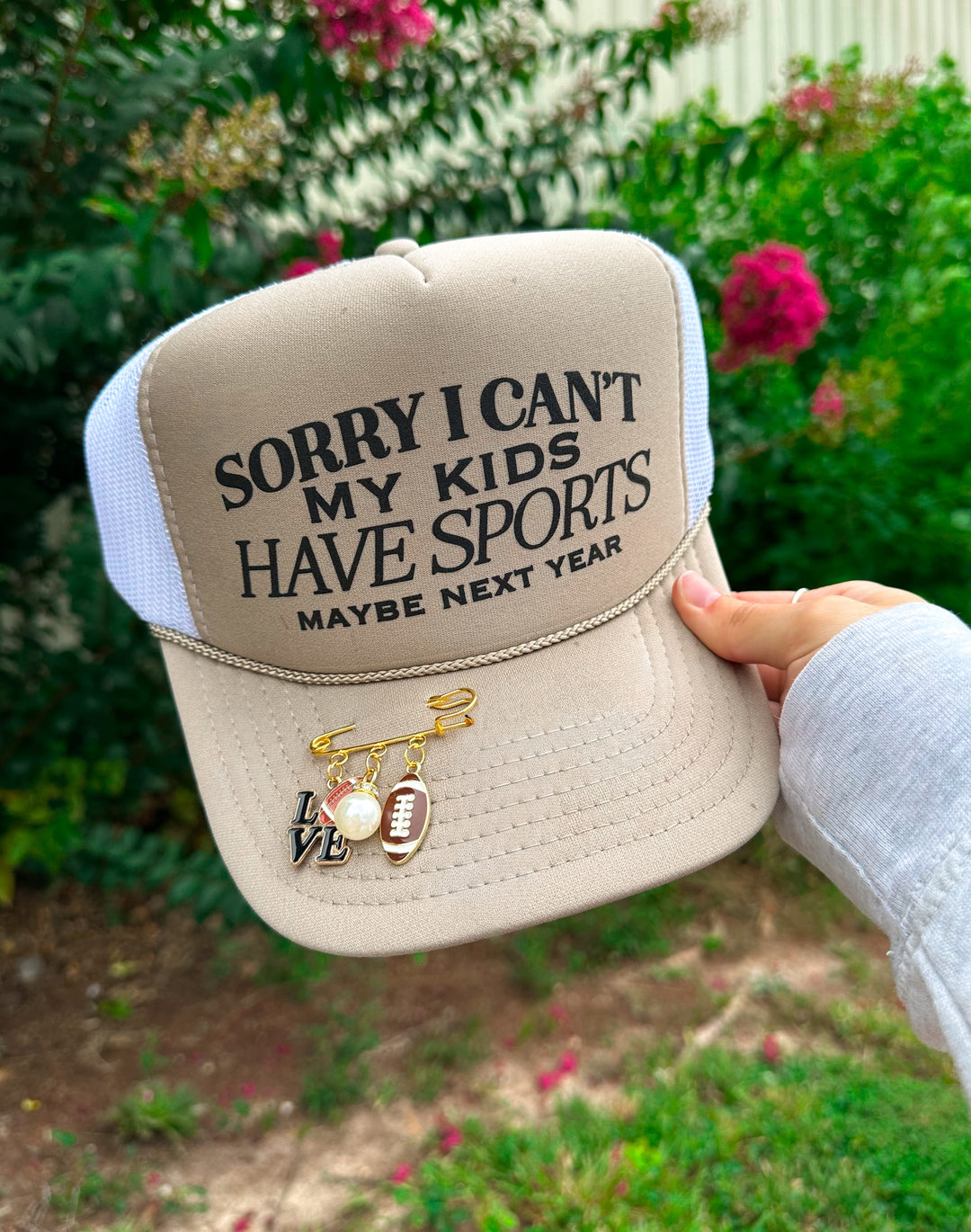 Sorry Sports Khaki/White Trucker Hat