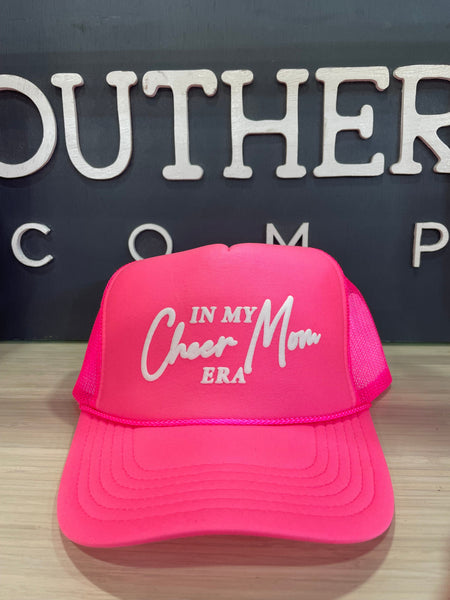 In My Cheer Mom Era Hot Pink Trucker Hat
