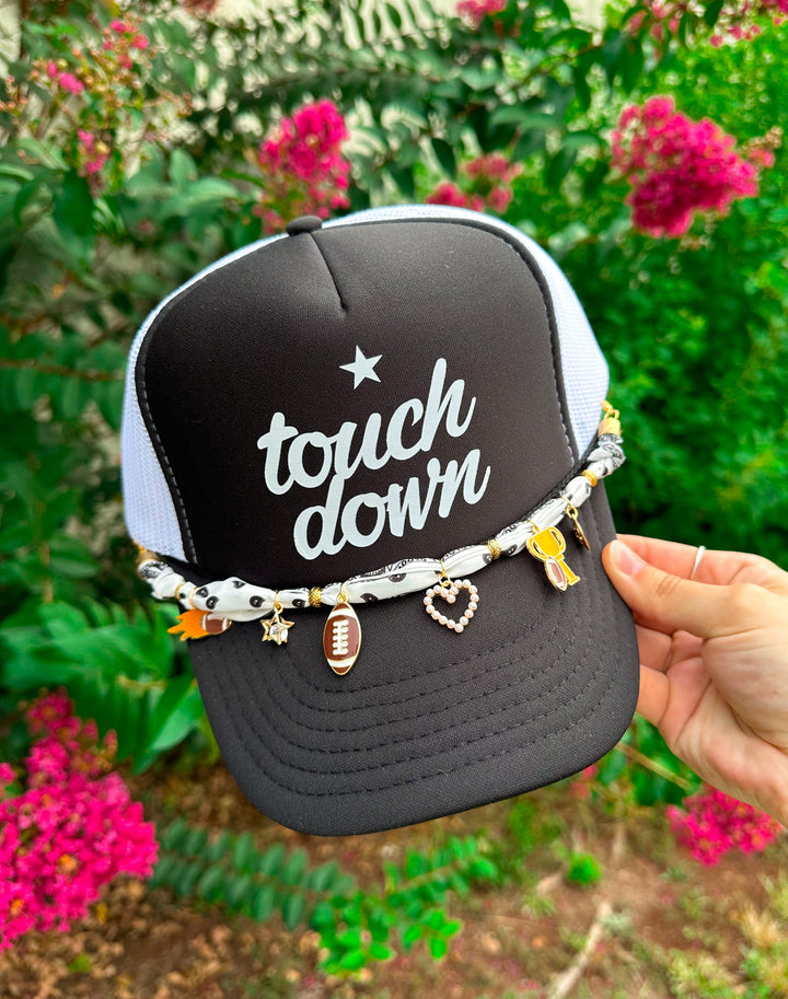 Touchdown Black/White Trucker Hat