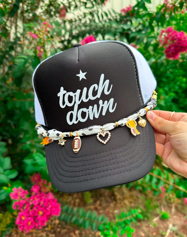 Touchdown Black/White Trucker Hat