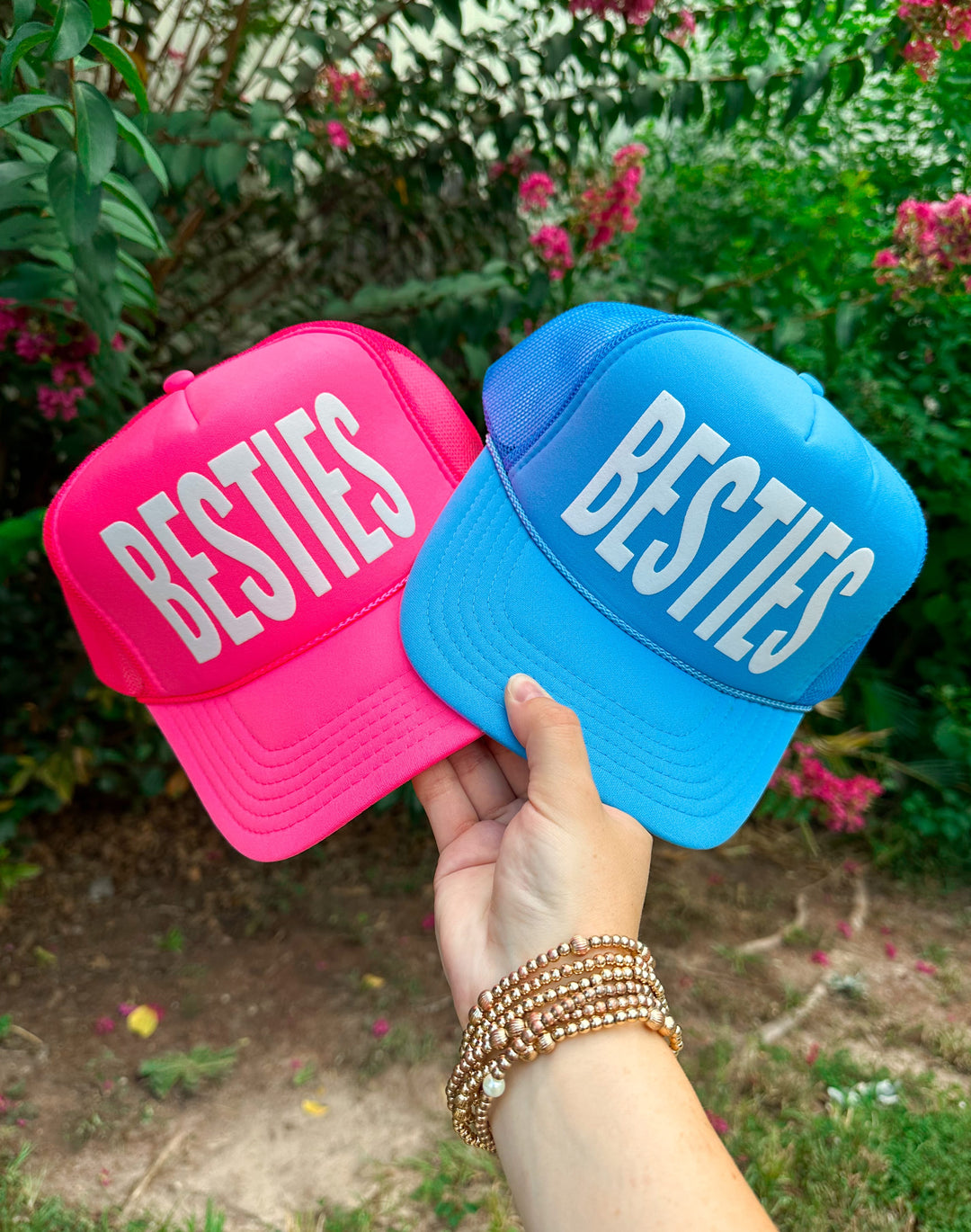 BESTIES Cloud Blue Trucker Hat