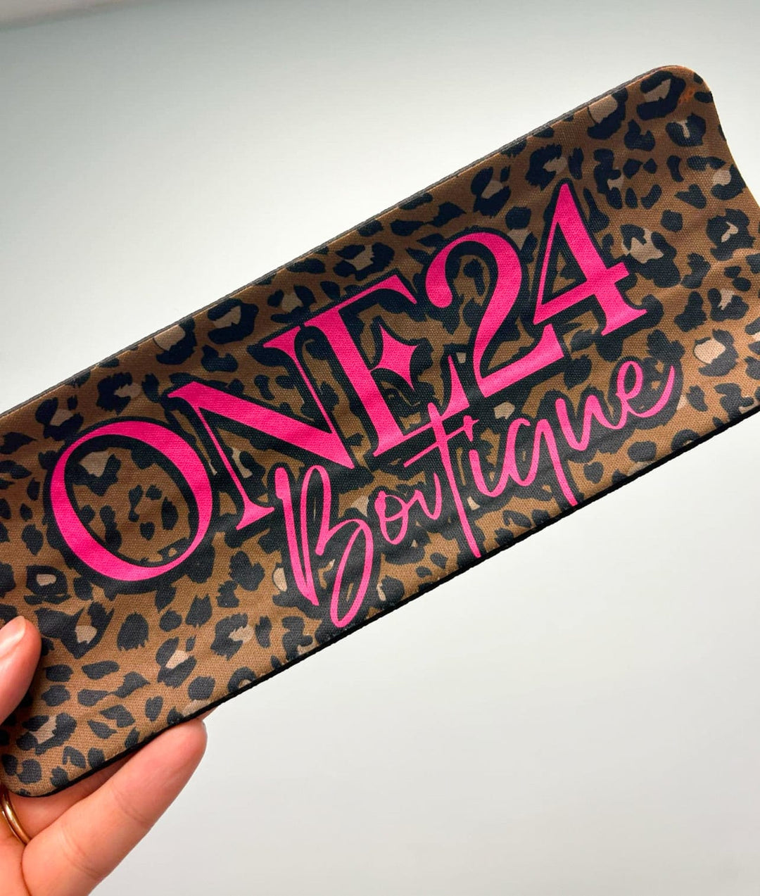 Custom Leopard Slap Wrap Koozie
