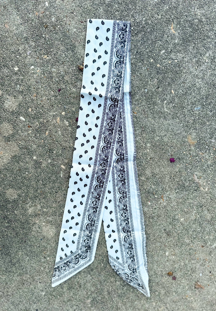 Touchdown White/Black Trucker Hat (multiple scarf color options)