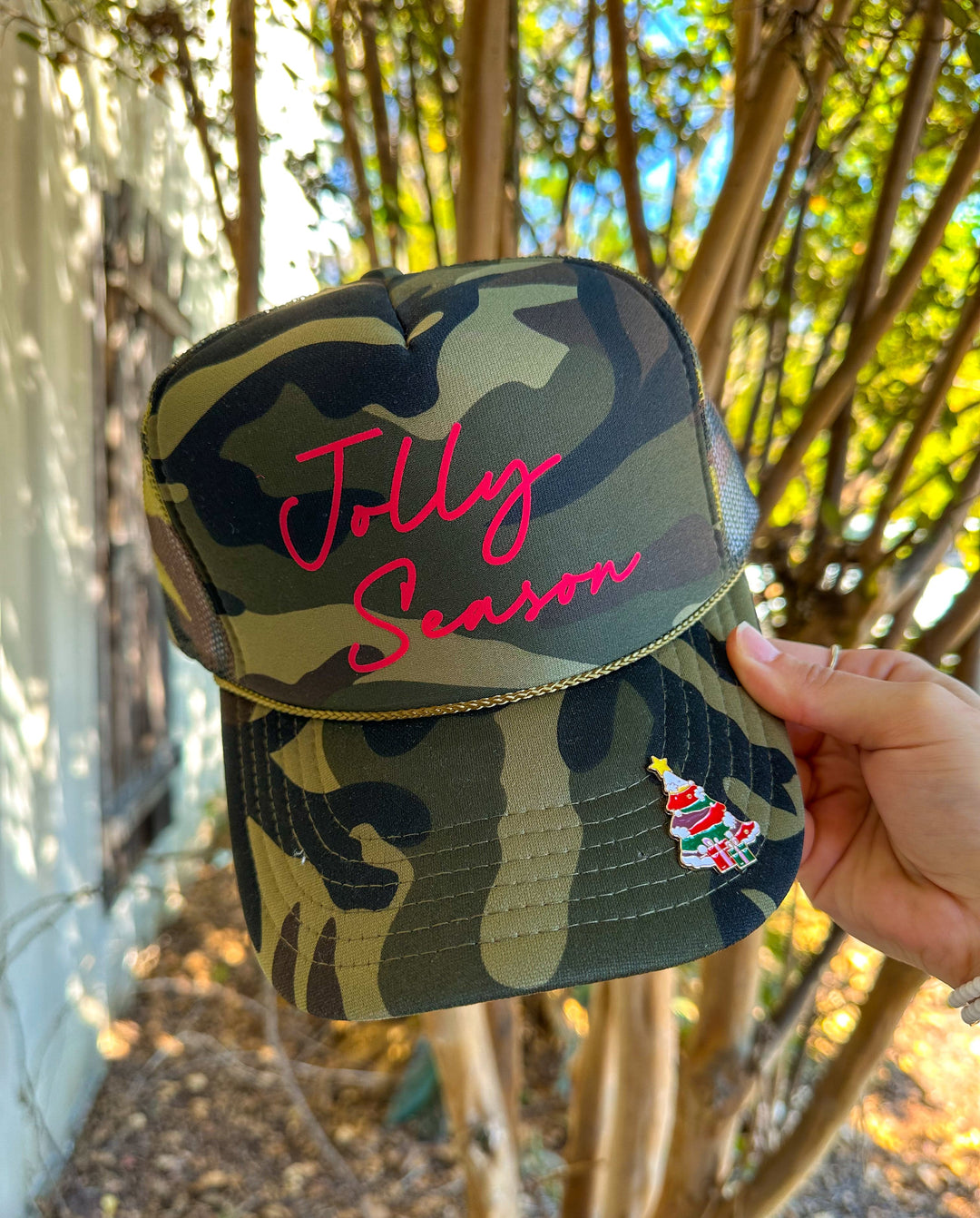 Jolly Season Full Camo Trucker