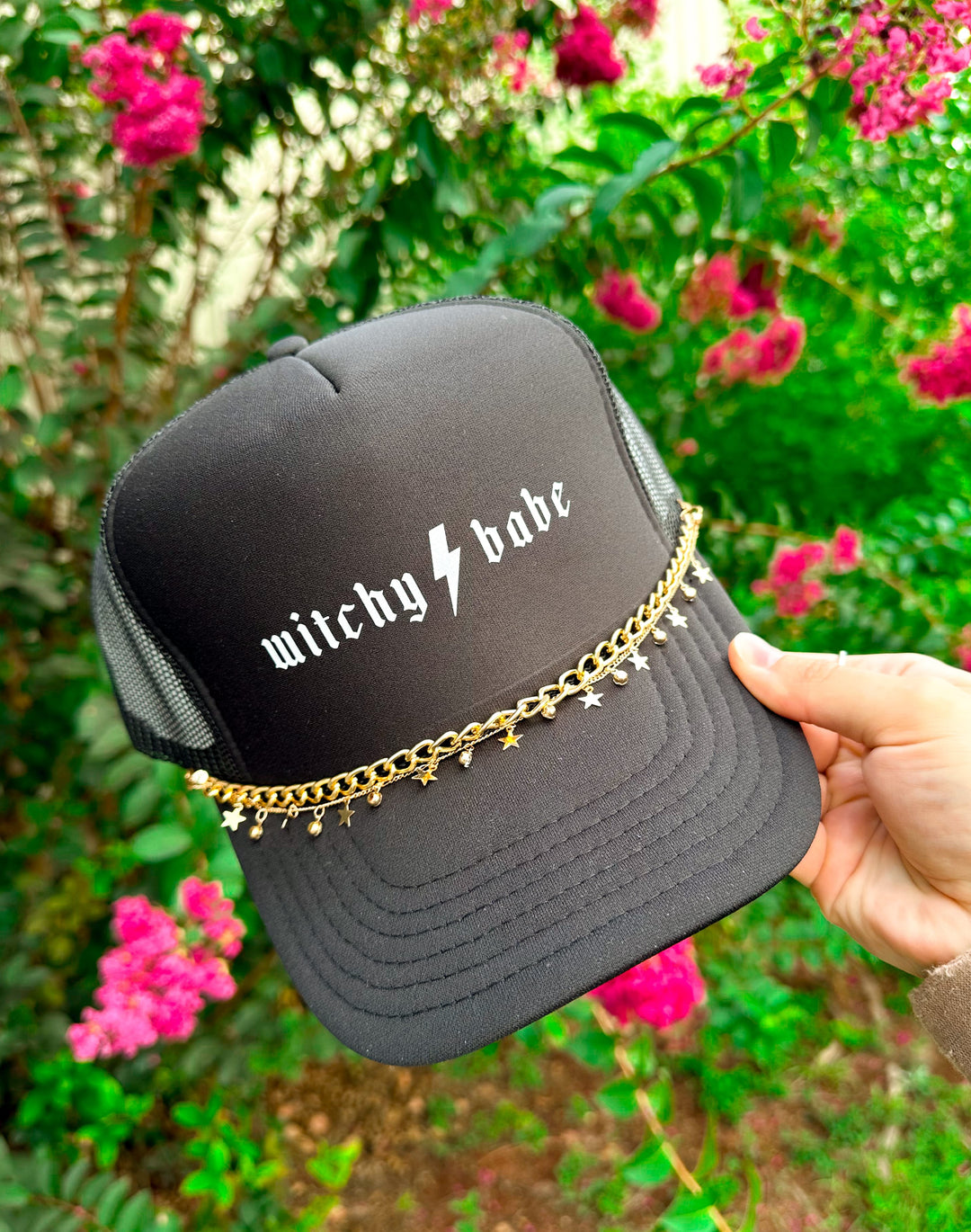 Witchy Babe Black Trucker