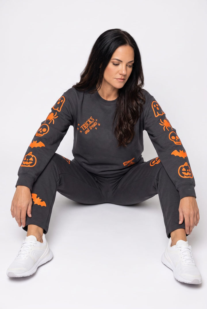 Spooky Charcoal Sweatshirt