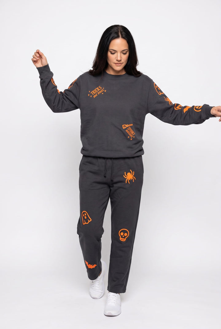 Spooky Charcoal Sweatshirt