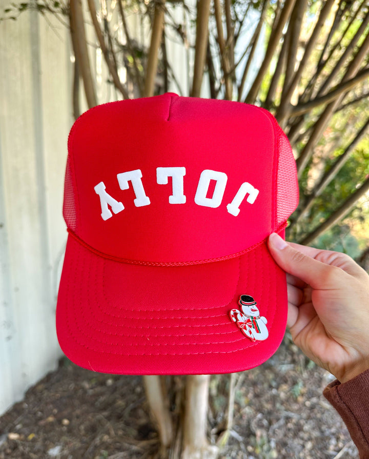 JOLLY Arch Red Trucker Hat