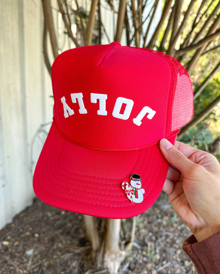 JOLLY Arch Red Trucker Hat