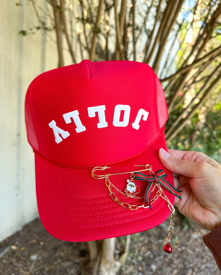 JOLLY Arch Red Trucker Hat