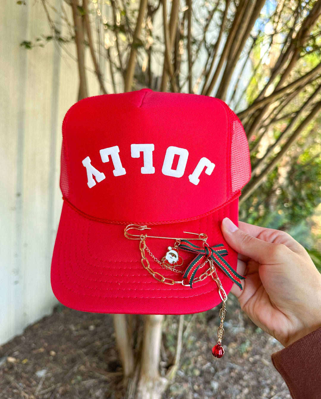 JOLLY Arch Red Trucker Hat