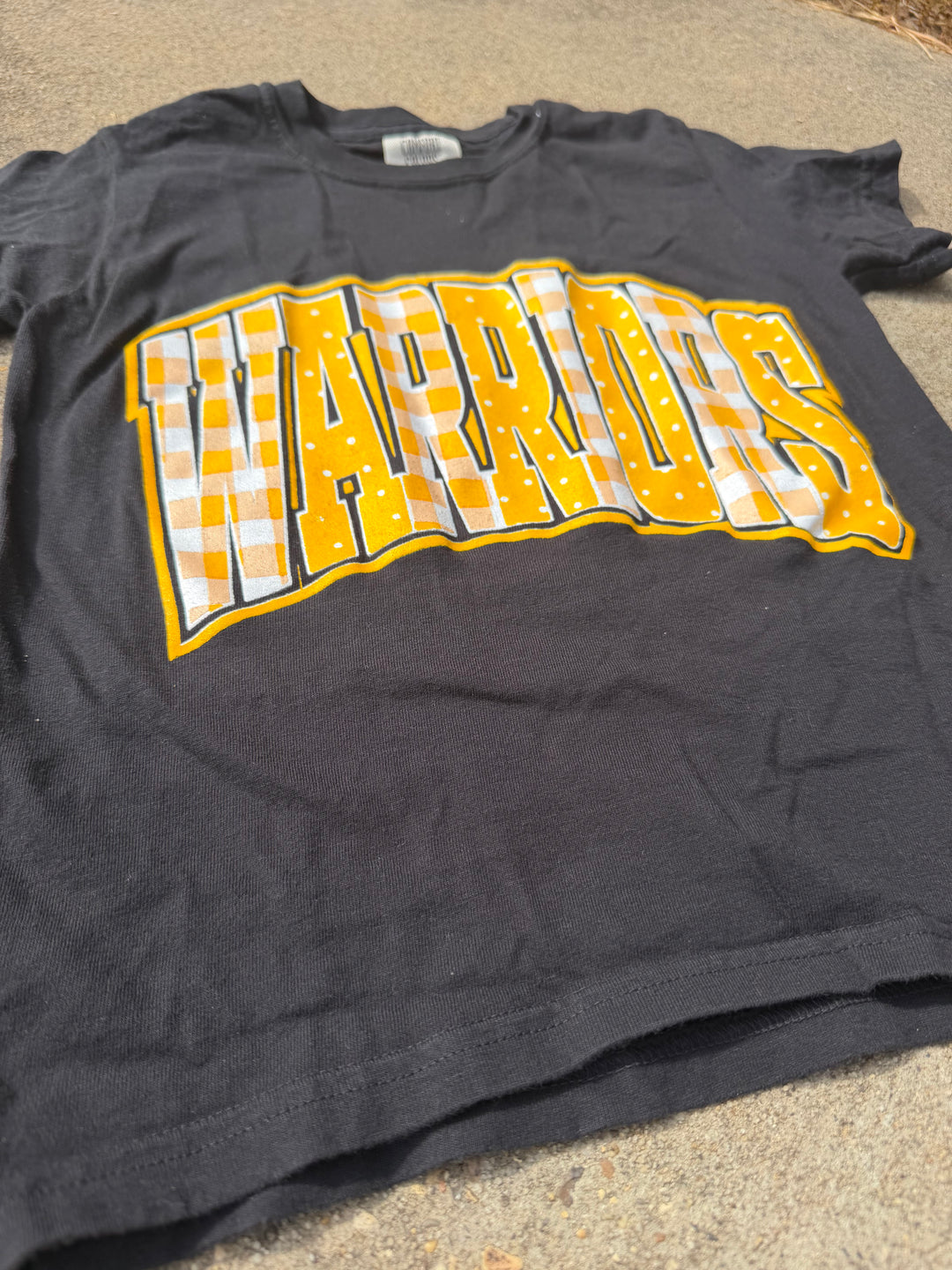 Warriors Patch print Comfort Colors Tee