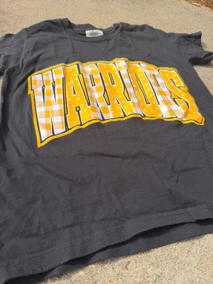 Warriors Patch print Comfort Colors Tee