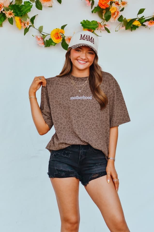 Motherhood Leopard Tee