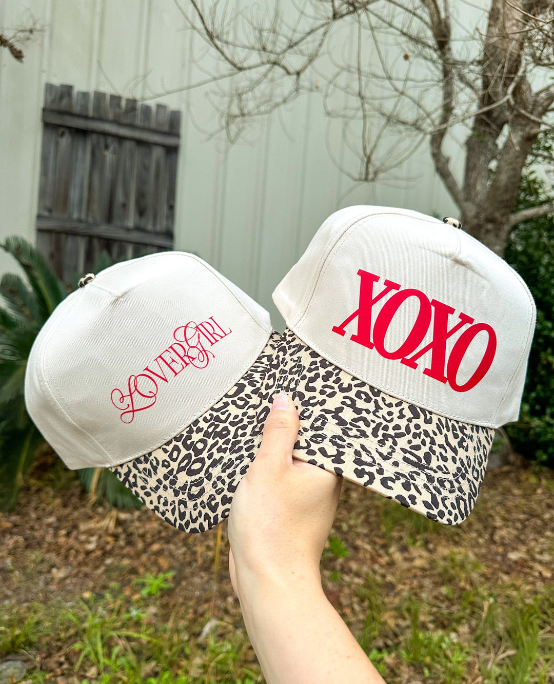 XOXO Leopard Canvas Trucker