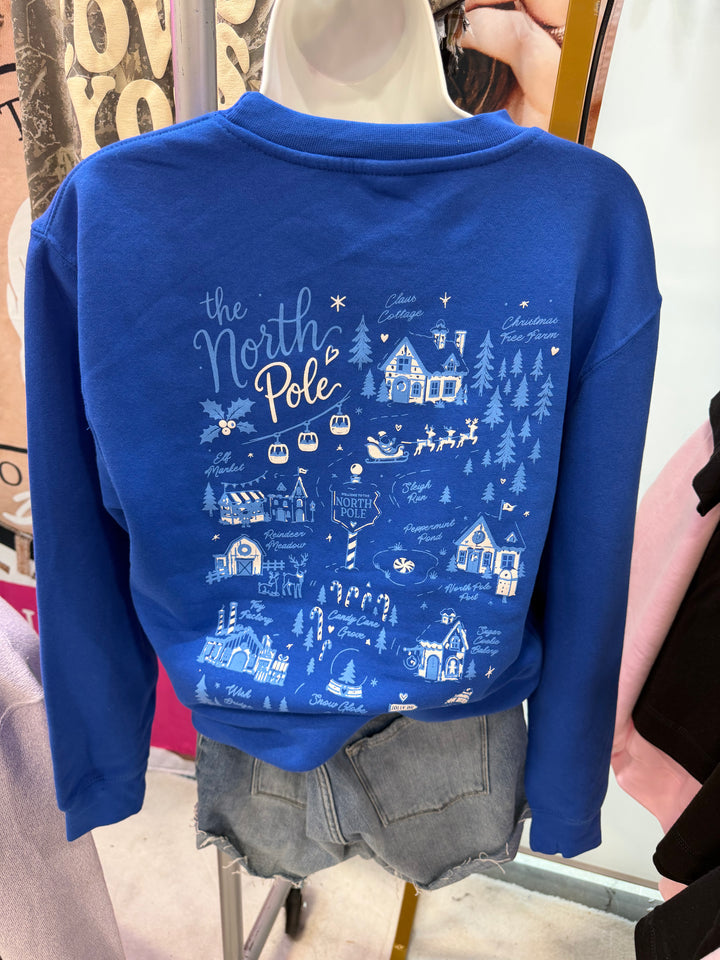 Take Me To The North Pole Royal Sweatshirt