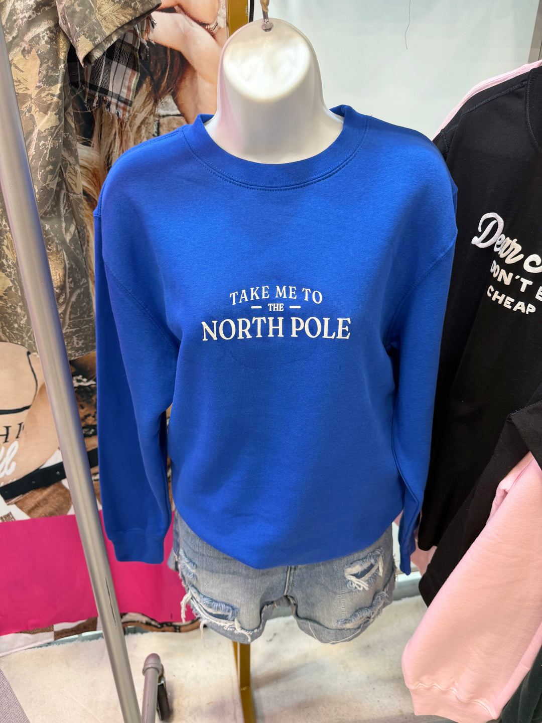 Take Me To The North Pole Royal Sweatshirt