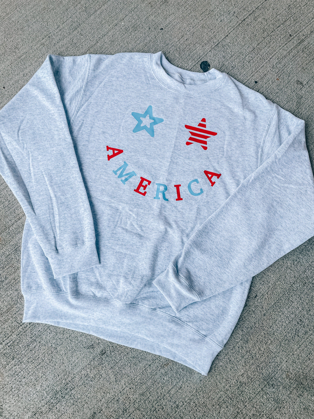 America Smiley Sweatshirt