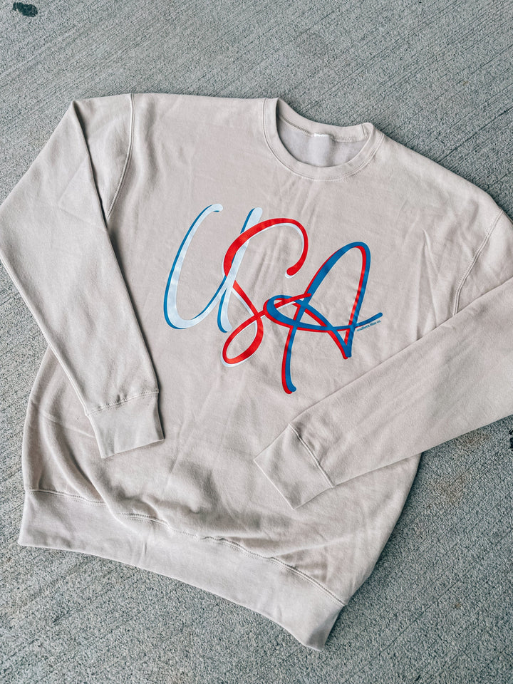 USA Sand Sweatshirt