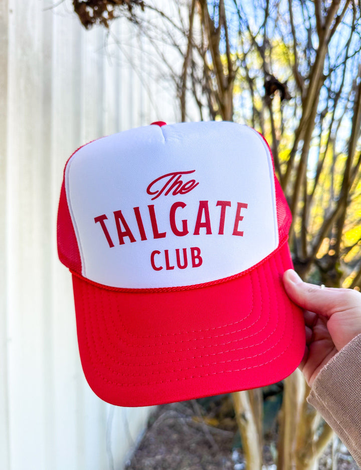 The Tailgate Club White/Red Trucker Hat