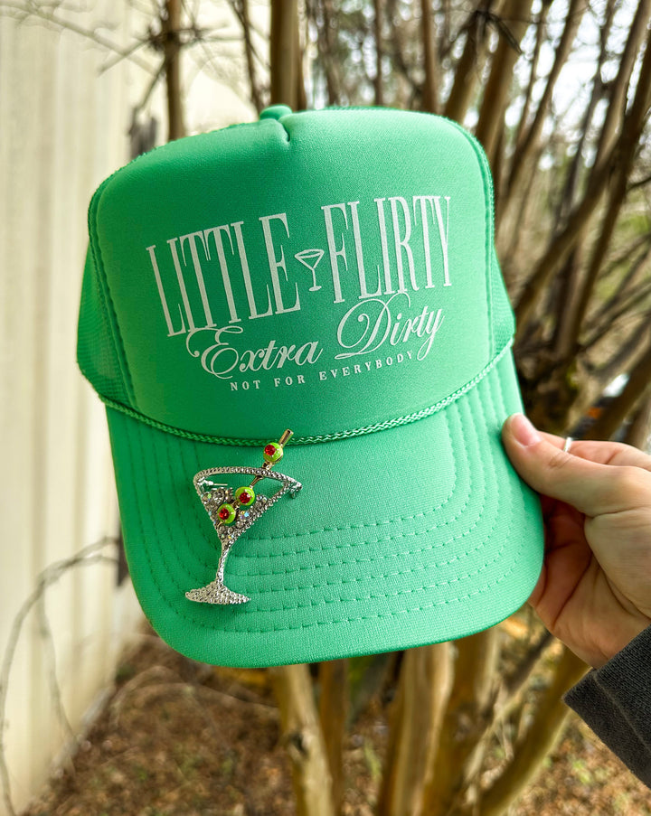 Little Flirty Cactus Green Trucker