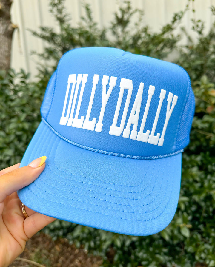 Dilly Dally Cloud Blue Trucker Hat