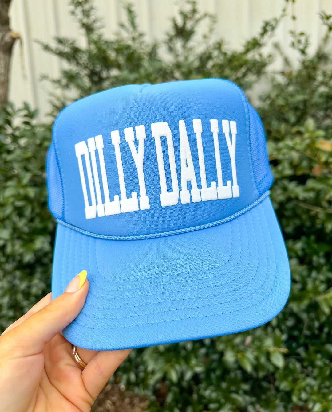 Dilly Dally Cloud Blue Trucker Hat