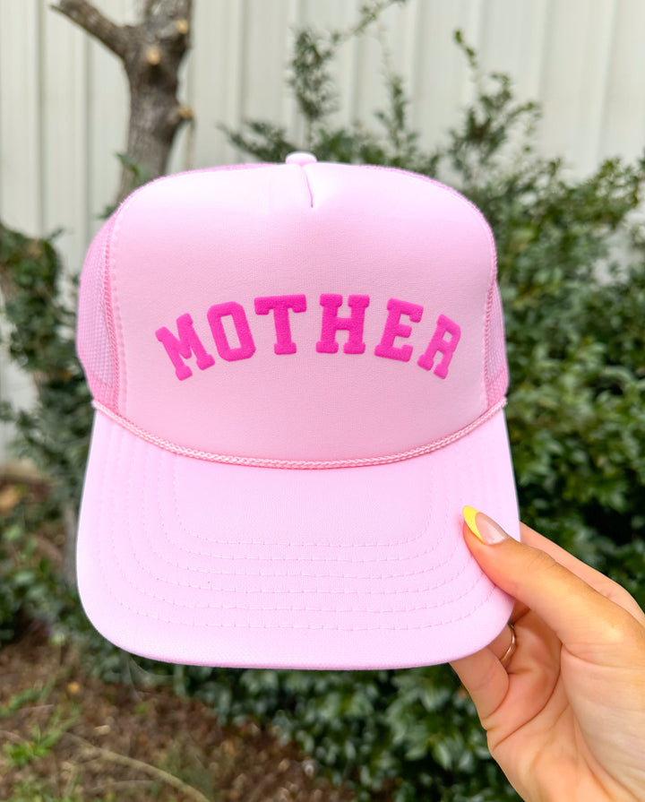 Mother Light Pink Trucker Hat