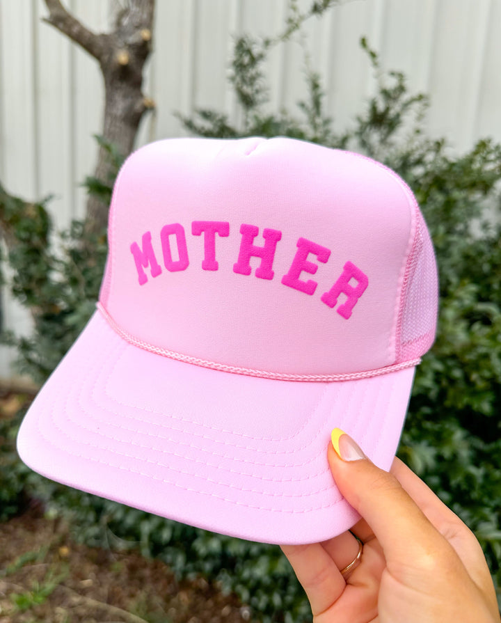 Mother Light Pink Trucker Hat