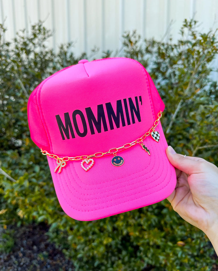 MOMMIN Pink Hot Trucker Hat