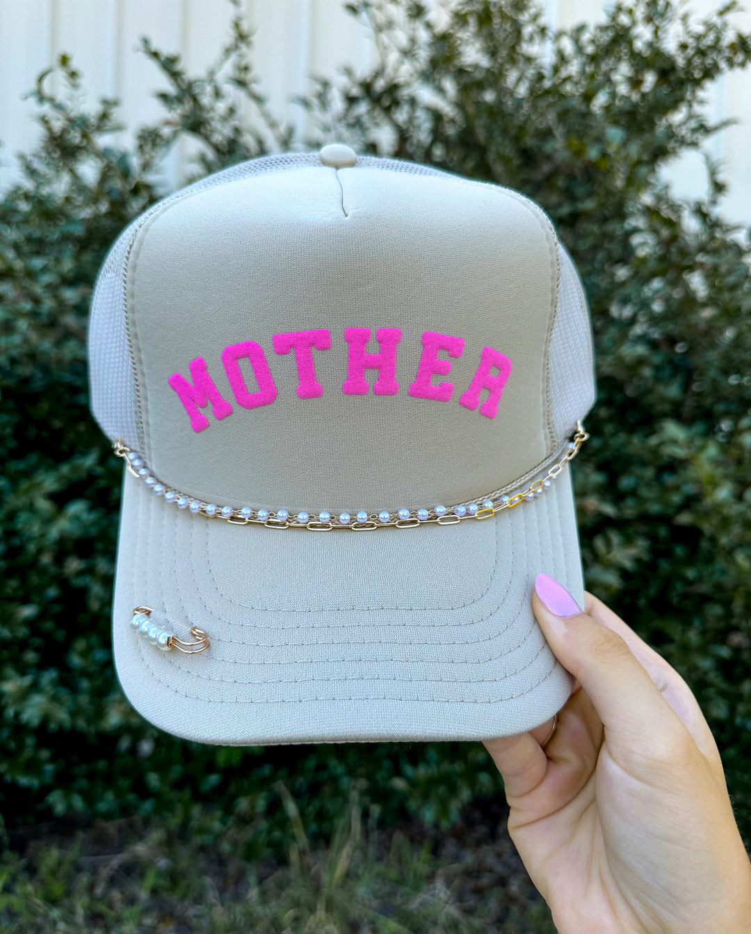 Mother (pink) Khaki Trucker