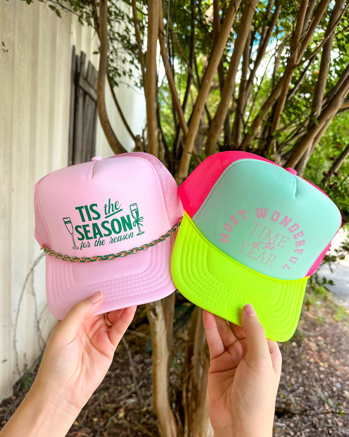 Most Wonderful Time Of The Year Trucker Hat (Mint)