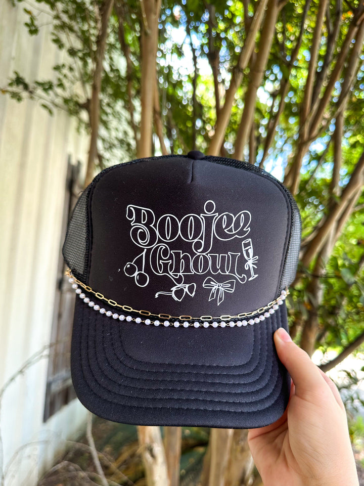 Boojee Ghoul Black Trucker