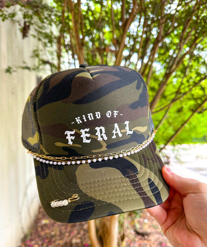 Kind of Feral Full Camo Trucker