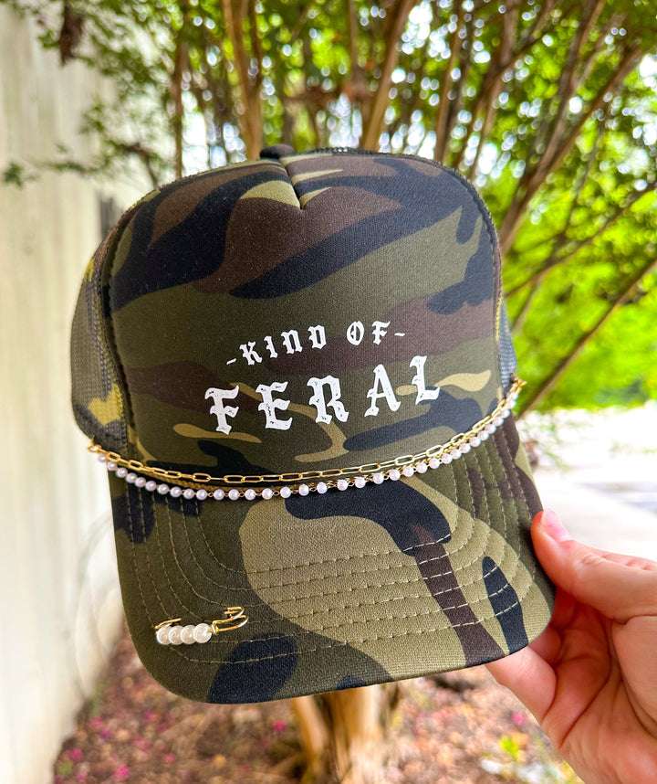 Kind of Feral Full Camo Trucker