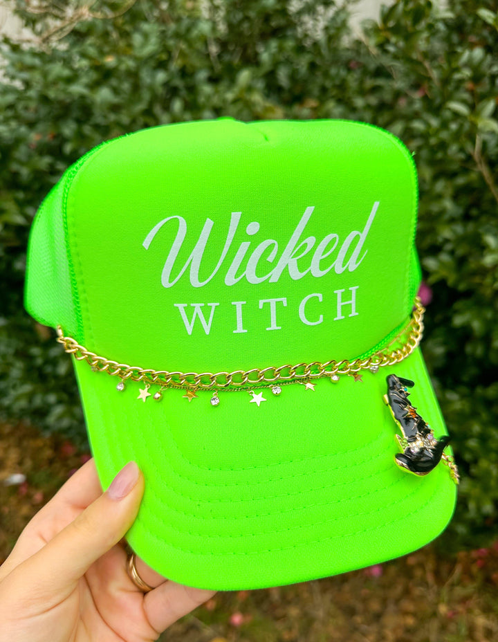 Wicked Witch Neon Green Trucker