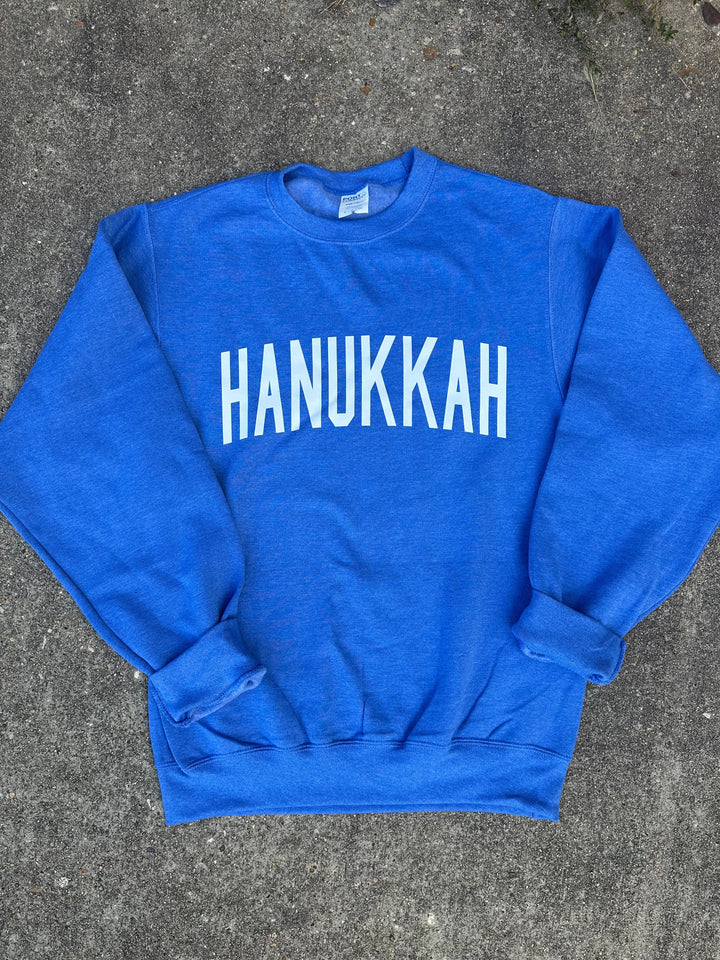 Hanukkah Heather Royal Sweatshirt